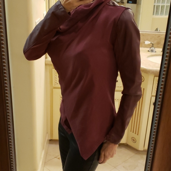 [BLANKNYC] faux leather & cotton jacket, XS - Picture 6 of 16